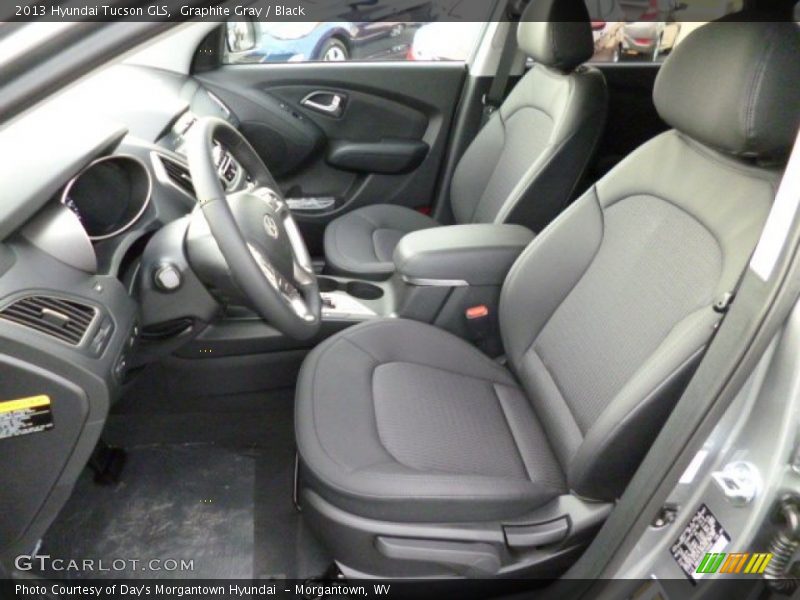 Graphite Gray / Black 2013 Hyundai Tucson GLS