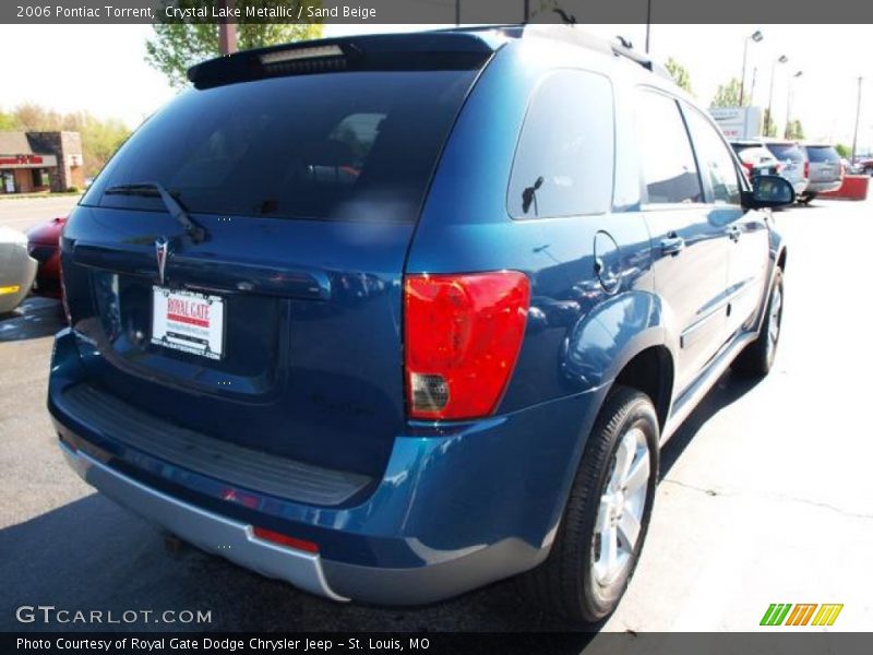 Crystal Lake Metallic / Sand Beige 2006 Pontiac Torrent