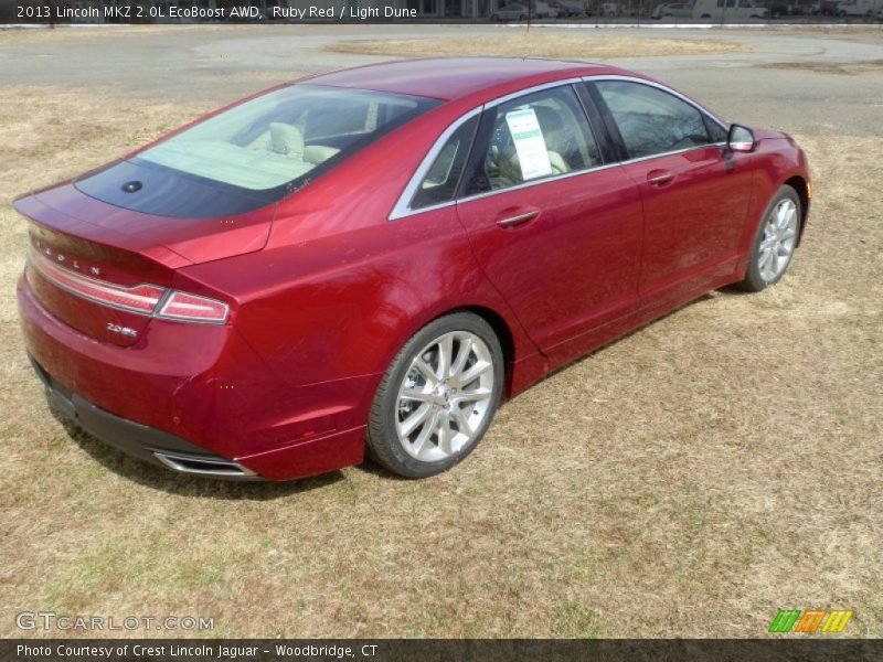 Ruby Red / Light Dune 2013 Lincoln MKZ 2.0L EcoBoost AWD