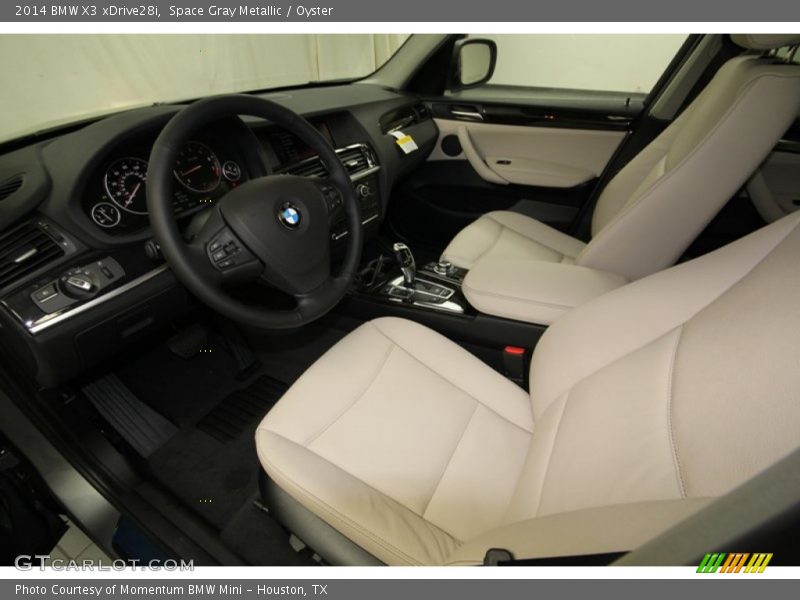  2014 X3 xDrive28i Oyster Interior