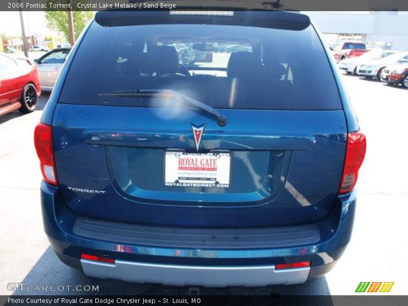 Crystal Lake Metallic / Sand Beige 2006 Pontiac Torrent