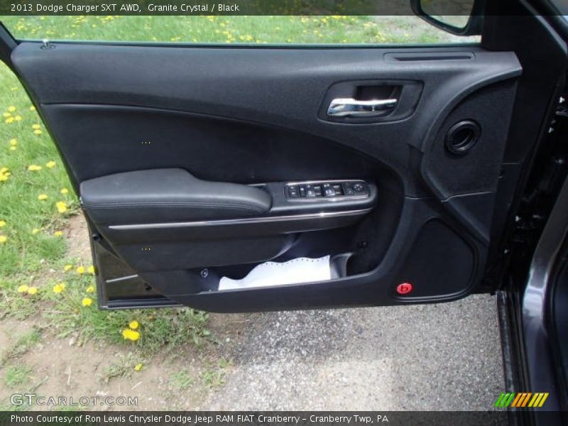 Granite Crystal / Black 2013 Dodge Charger SXT AWD