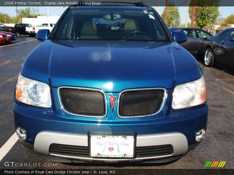 Crystal Lake Metallic / Sand Beige 2006 Pontiac Torrent