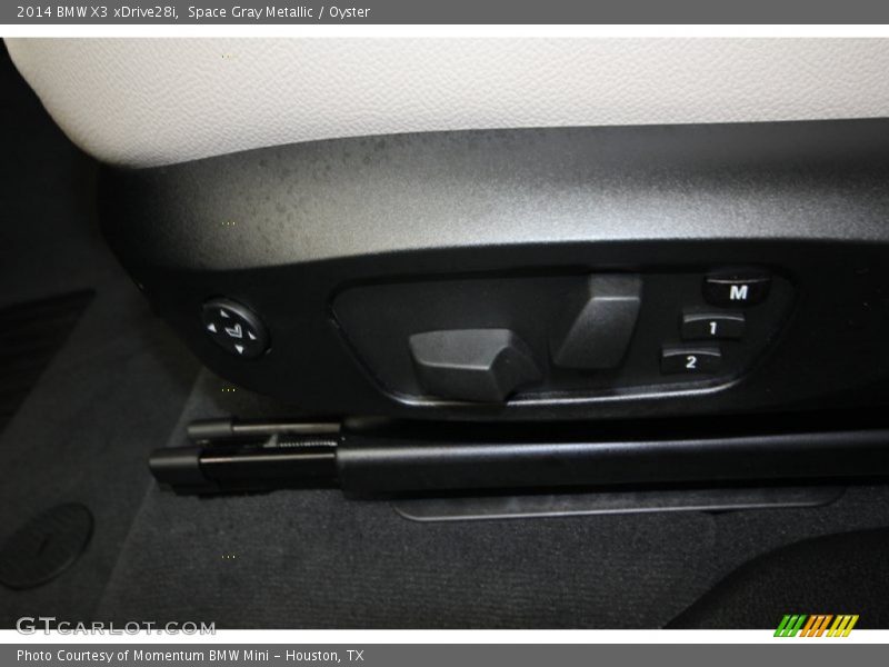 Space Gray Metallic / Oyster 2014 BMW X3 xDrive28i