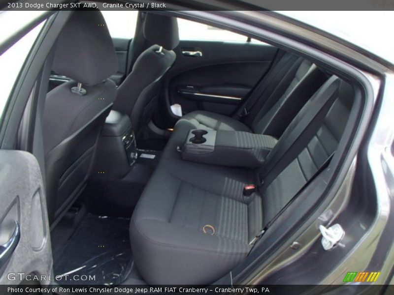 Granite Crystal / Black 2013 Dodge Charger SXT AWD
