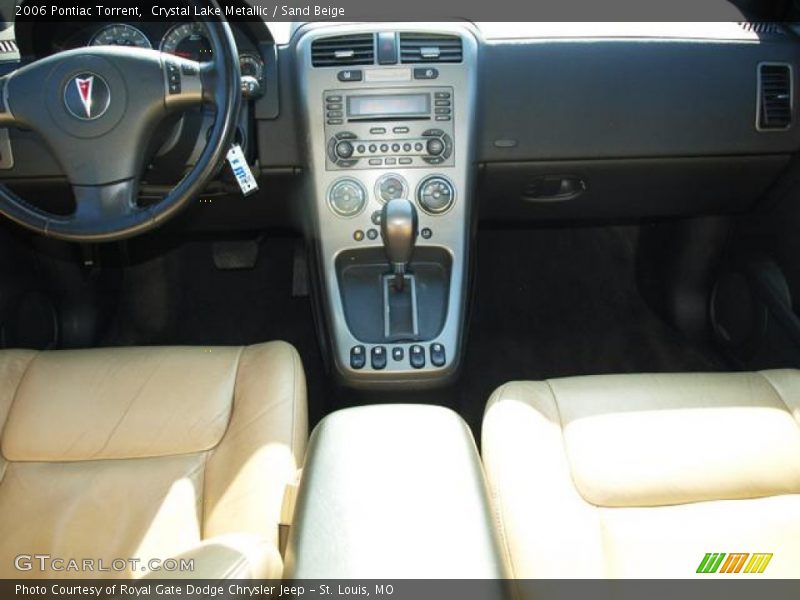 Crystal Lake Metallic / Sand Beige 2006 Pontiac Torrent