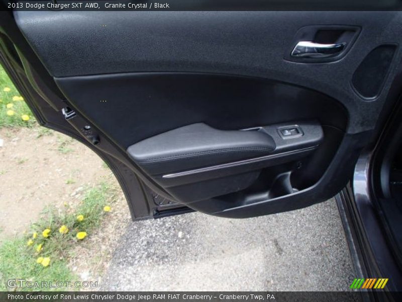 Granite Crystal / Black 2013 Dodge Charger SXT AWD