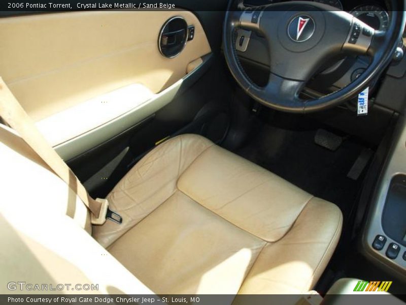 Crystal Lake Metallic / Sand Beige 2006 Pontiac Torrent