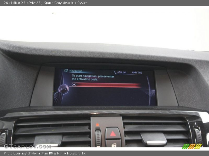 Space Gray Metallic / Oyster 2014 BMW X3 xDrive28i
