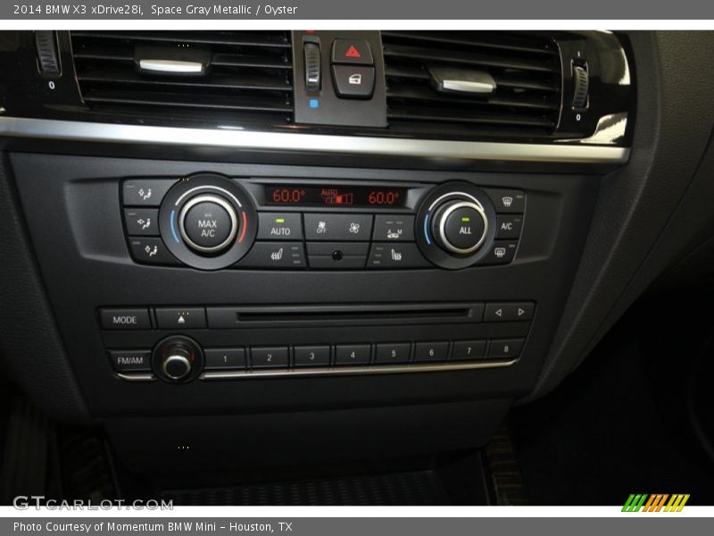 Controls of 2014 X3 xDrive28i