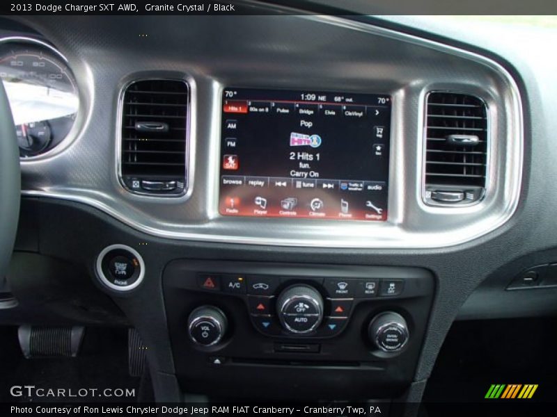Granite Crystal / Black 2013 Dodge Charger SXT AWD