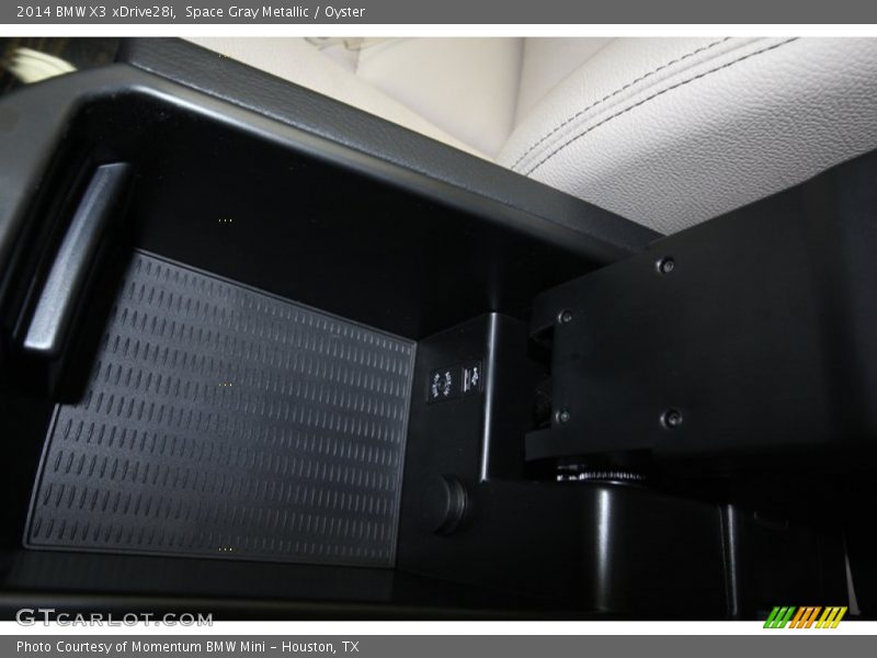 Space Gray Metallic / Oyster 2014 BMW X3 xDrive28i