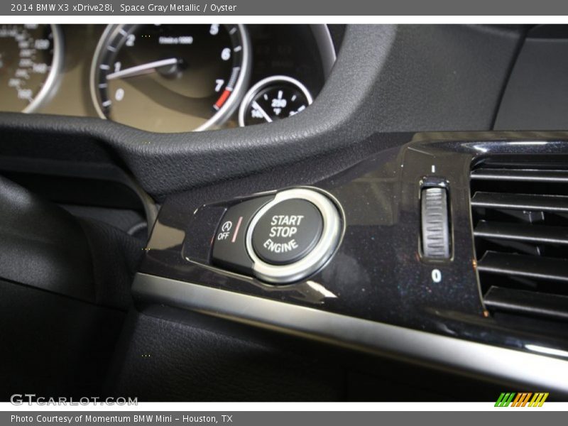 Space Gray Metallic / Oyster 2014 BMW X3 xDrive28i