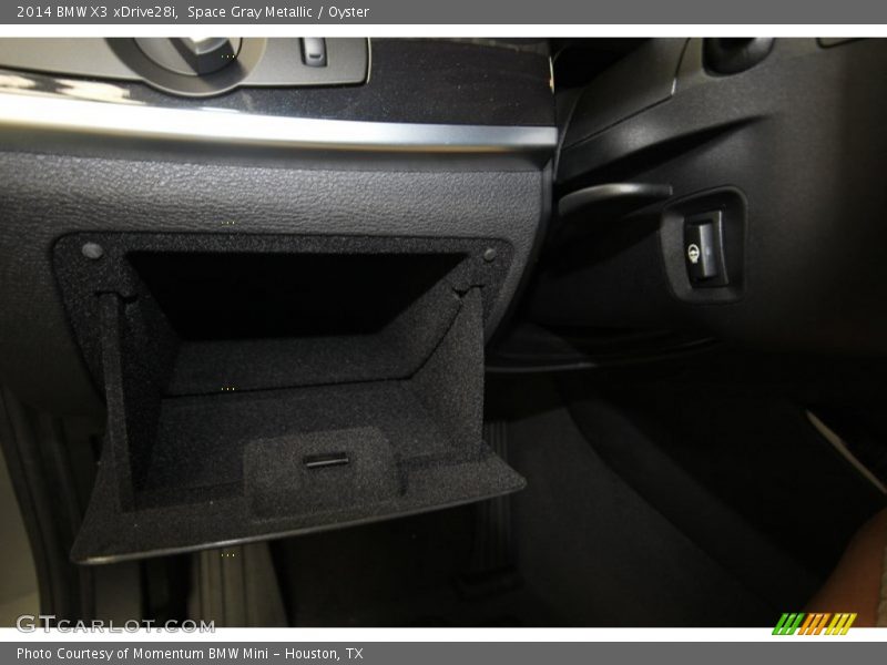 Space Gray Metallic / Oyster 2014 BMW X3 xDrive28i