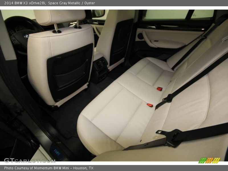 Space Gray Metallic / Oyster 2014 BMW X3 xDrive28i