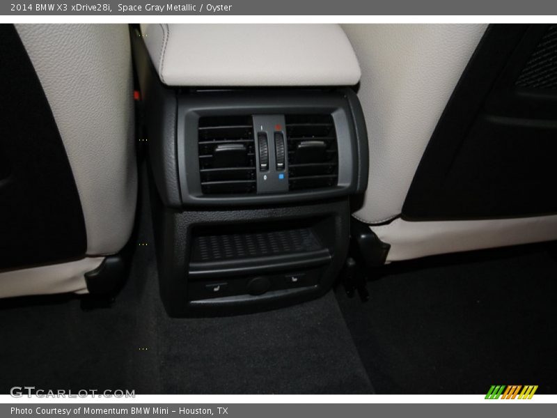 Space Gray Metallic / Oyster 2014 BMW X3 xDrive28i