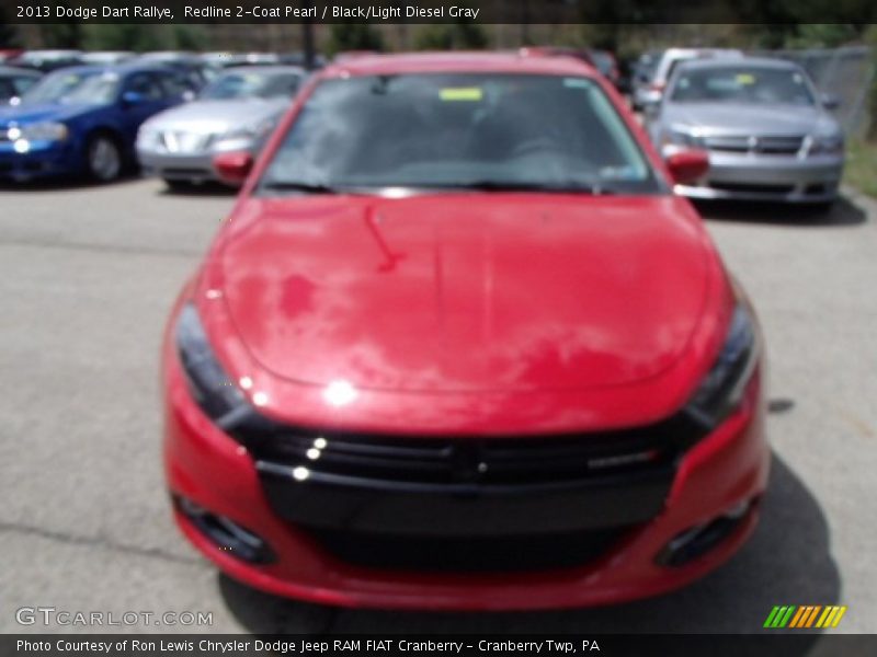 Redline 2-Coat Pearl / Black/Light Diesel Gray 2013 Dodge Dart Rallye