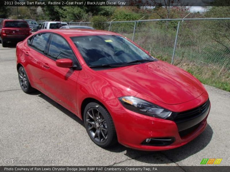 Redline 2-Coat Pearl / Black/Light Diesel Gray 2013 Dodge Dart Rallye