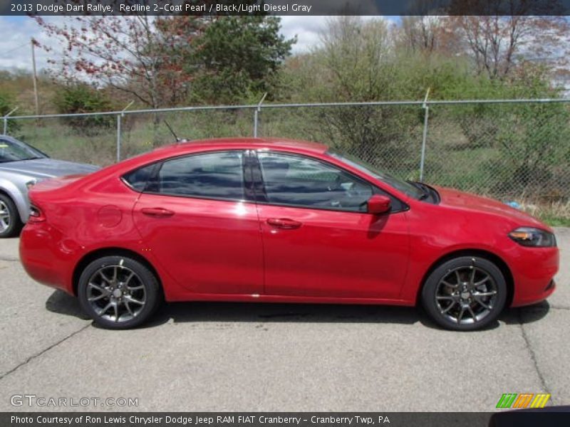 Redline 2-Coat Pearl / Black/Light Diesel Gray 2013 Dodge Dart Rallye