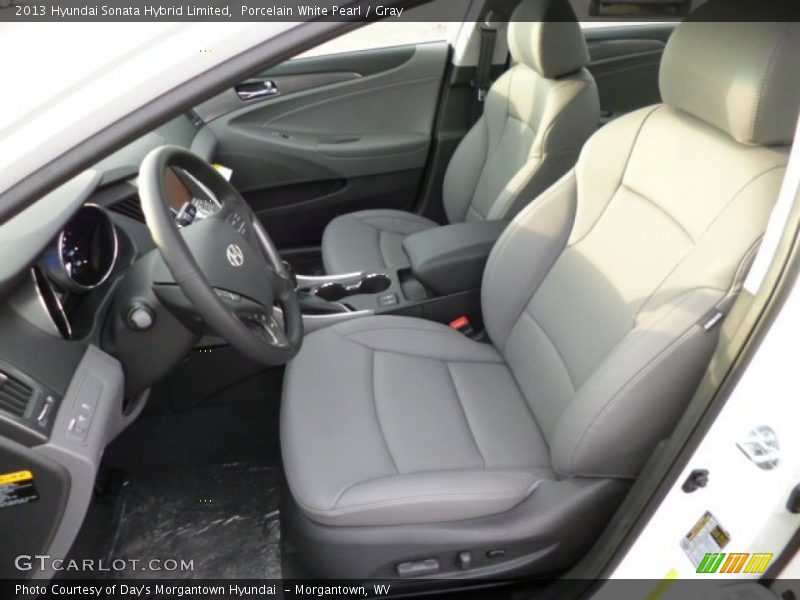 Front Seat of 2013 Sonata Hybrid Limited