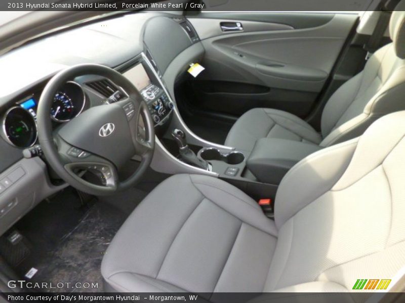  2013 Sonata Hybrid Limited Gray Interior