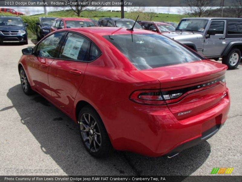 Redline 2-Coat Pearl / Black/Light Diesel Gray 2013 Dodge Dart Rallye