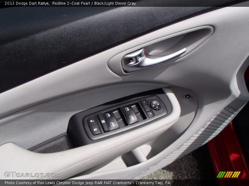 Redline 2-Coat Pearl / Black/Light Diesel Gray 2013 Dodge Dart Rallye