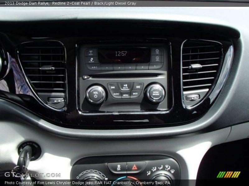 Redline 2-Coat Pearl / Black/Light Diesel Gray 2013 Dodge Dart Rallye