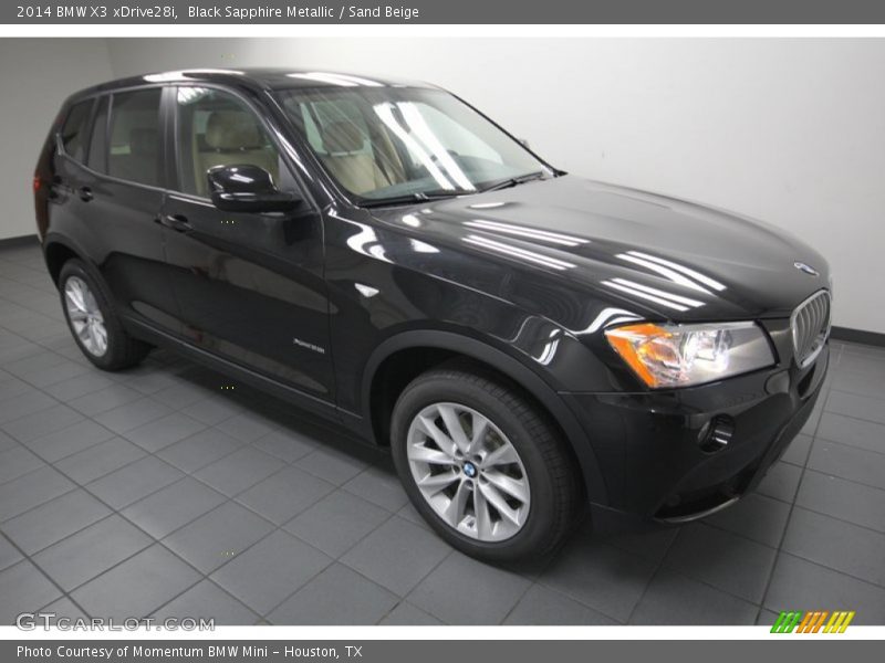 Front 3/4 View of 2014 X3 xDrive28i