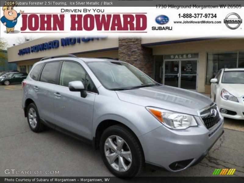 Ice Silver Metallic / Black 2014 Subaru Forester 2.5i Touring