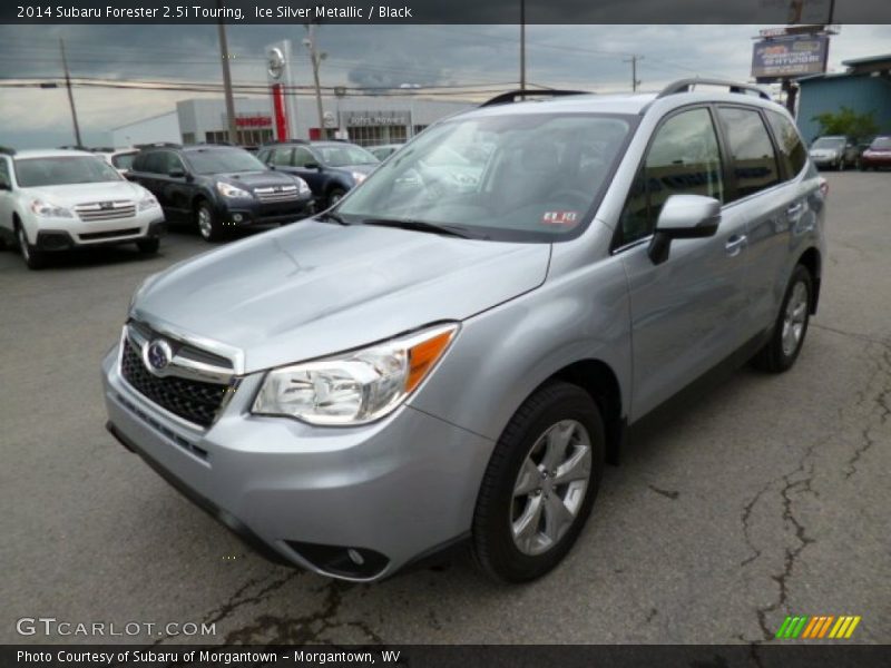 Ice Silver Metallic / Black 2014 Subaru Forester 2.5i Touring