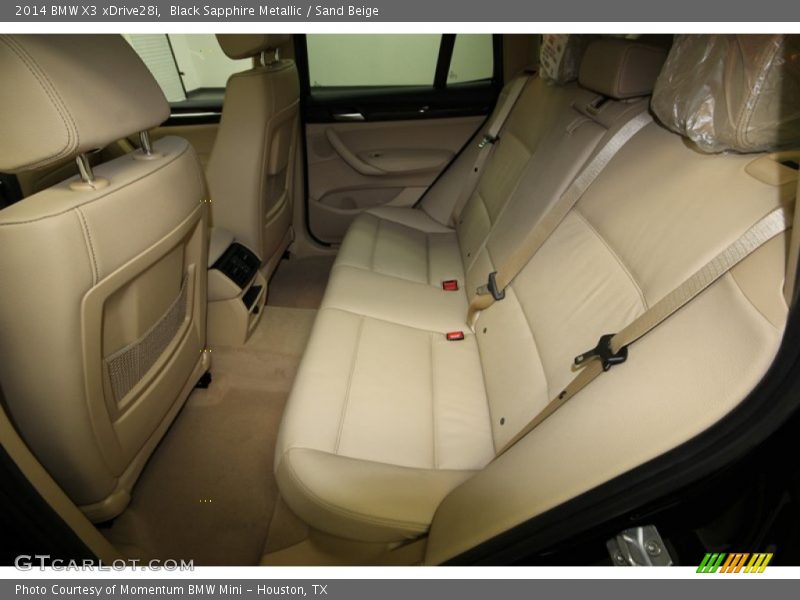 Rear Seat of 2014 X3 xDrive28i