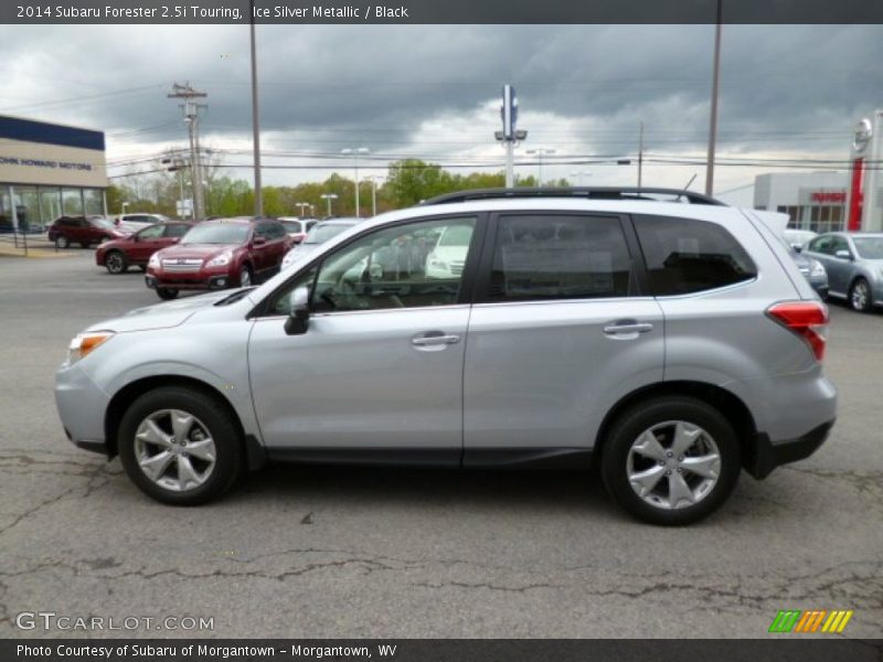 Ice Silver Metallic / Black 2014 Subaru Forester 2.5i Touring