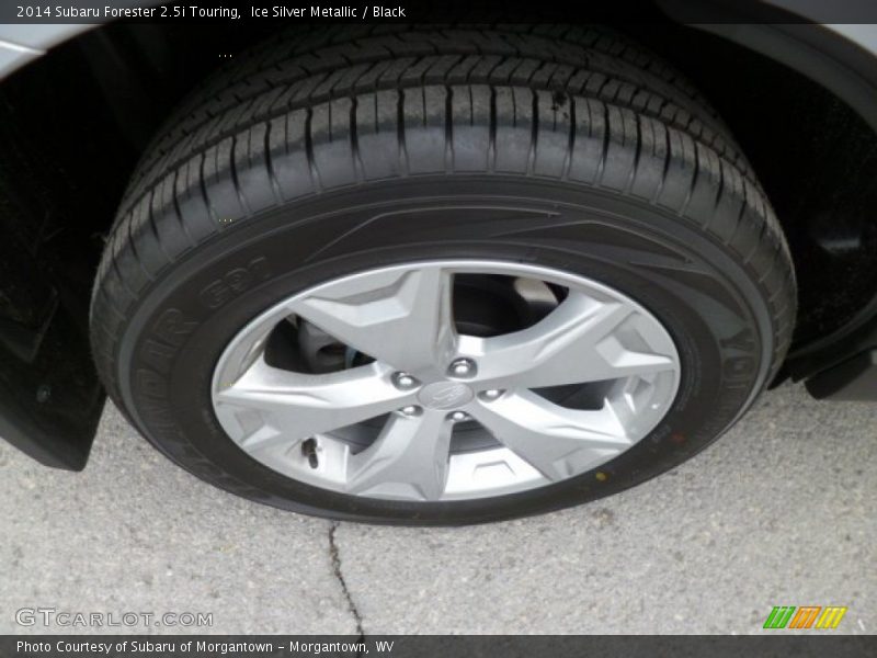 Ice Silver Metallic / Black 2014 Subaru Forester 2.5i Touring
