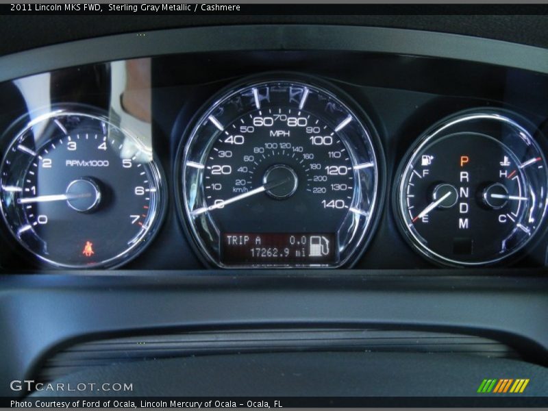 Sterling Gray Metallic / Cashmere 2011 Lincoln MKS FWD