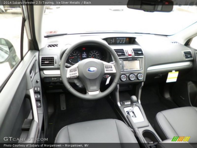 Ice Silver Metallic / Black 2014 Subaru Forester 2.5i Touring