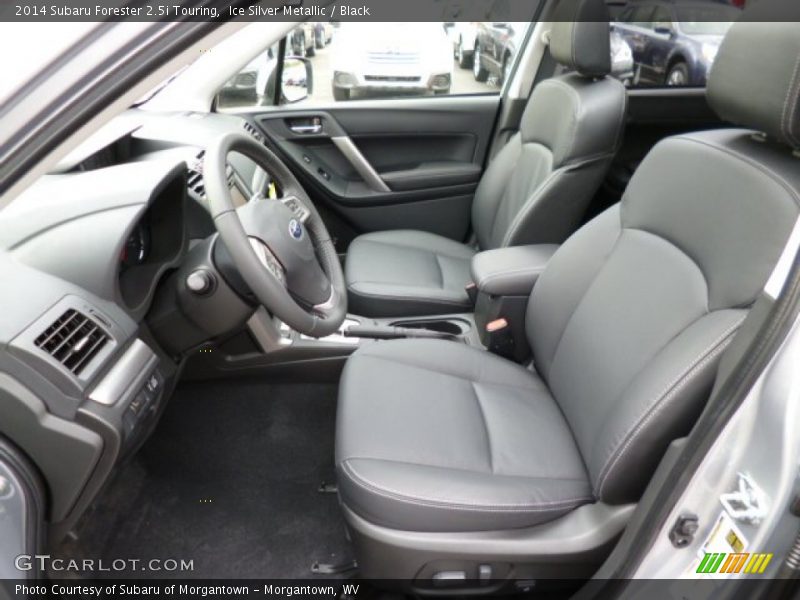 Ice Silver Metallic / Black 2014 Subaru Forester 2.5i Touring