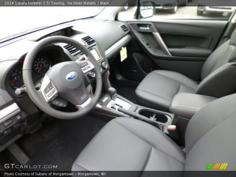 Ice Silver Metallic / Black 2014 Subaru Forester 2.5i Touring