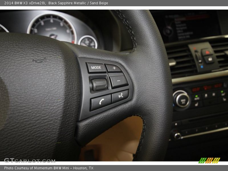 Controls of 2014 X3 xDrive28i