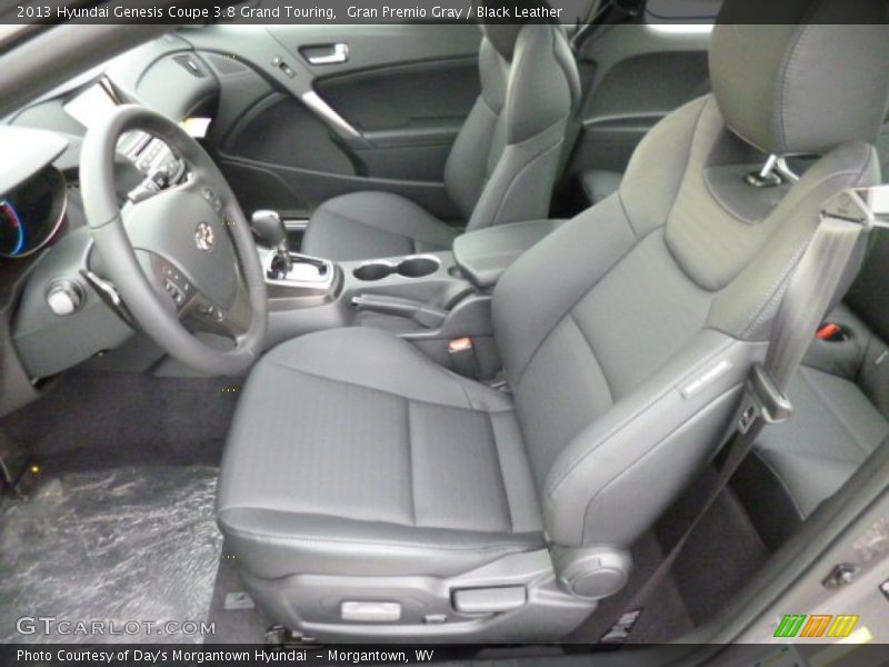 Gran Premio Gray / Black Leather 2013 Hyundai Genesis Coupe 3.8 Grand Touring