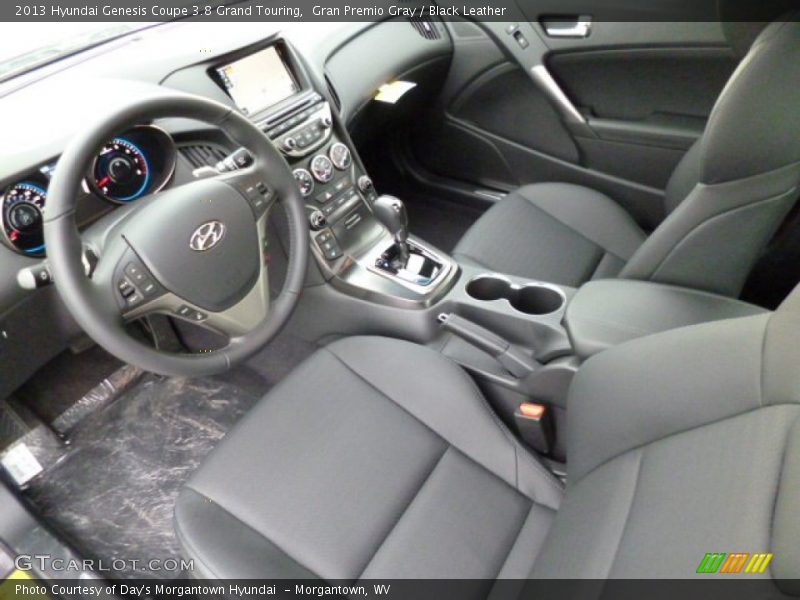Gran Premio Gray / Black Leather 2013 Hyundai Genesis Coupe 3.8 Grand Touring