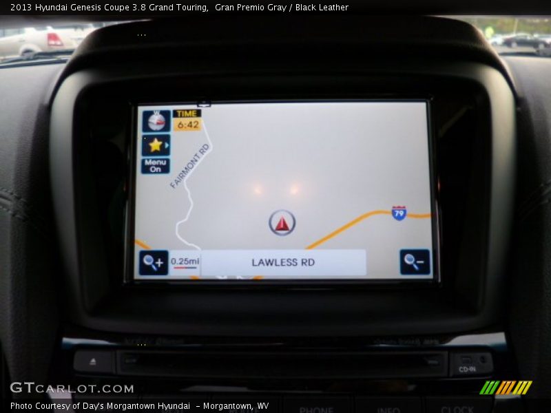 Gran Premio Gray / Black Leather 2013 Hyundai Genesis Coupe 3.8 Grand Touring