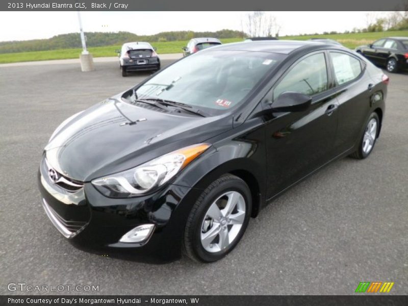 Black / Gray 2013 Hyundai Elantra GLS