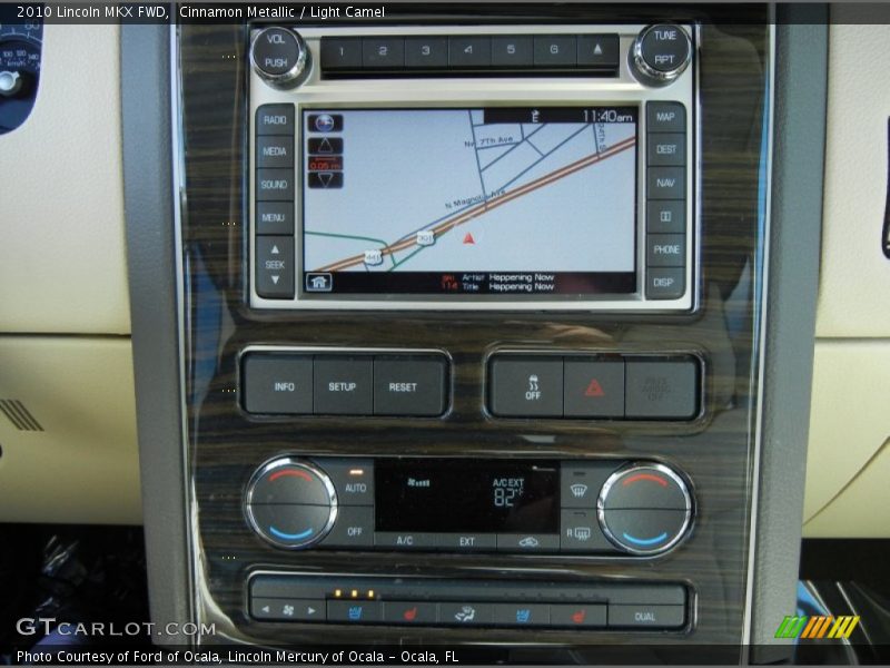 Navigation of 2010 MKX FWD