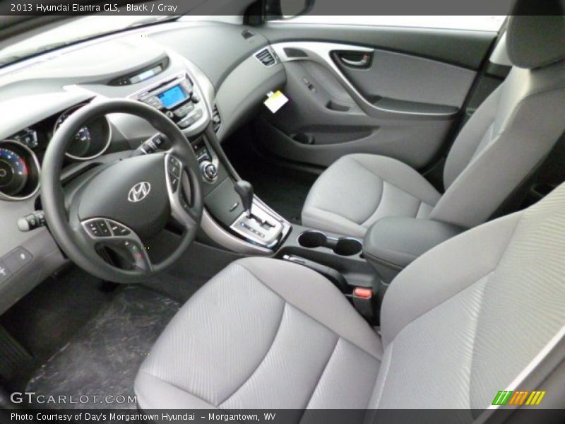 Black / Gray 2013 Hyundai Elantra GLS