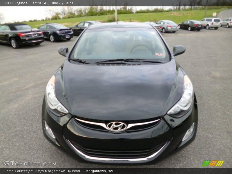 Black / Beige 2013 Hyundai Elantra GLS