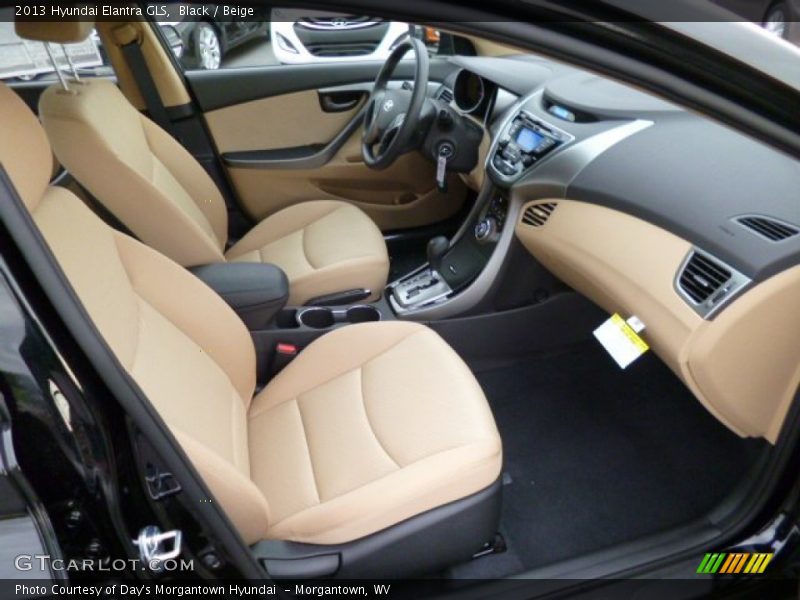 Black / Beige 2013 Hyundai Elantra GLS