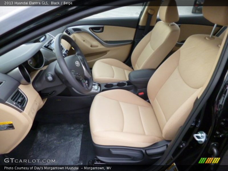 Black / Beige 2013 Hyundai Elantra GLS