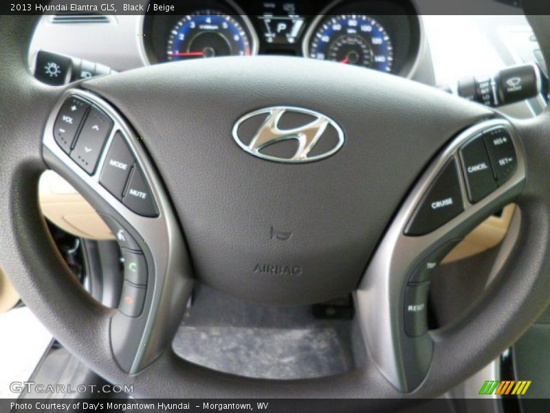 Black / Beige 2013 Hyundai Elantra GLS