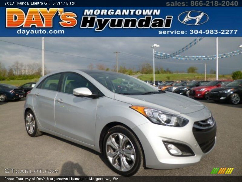 Silver / Black 2013 Hyundai Elantra GT